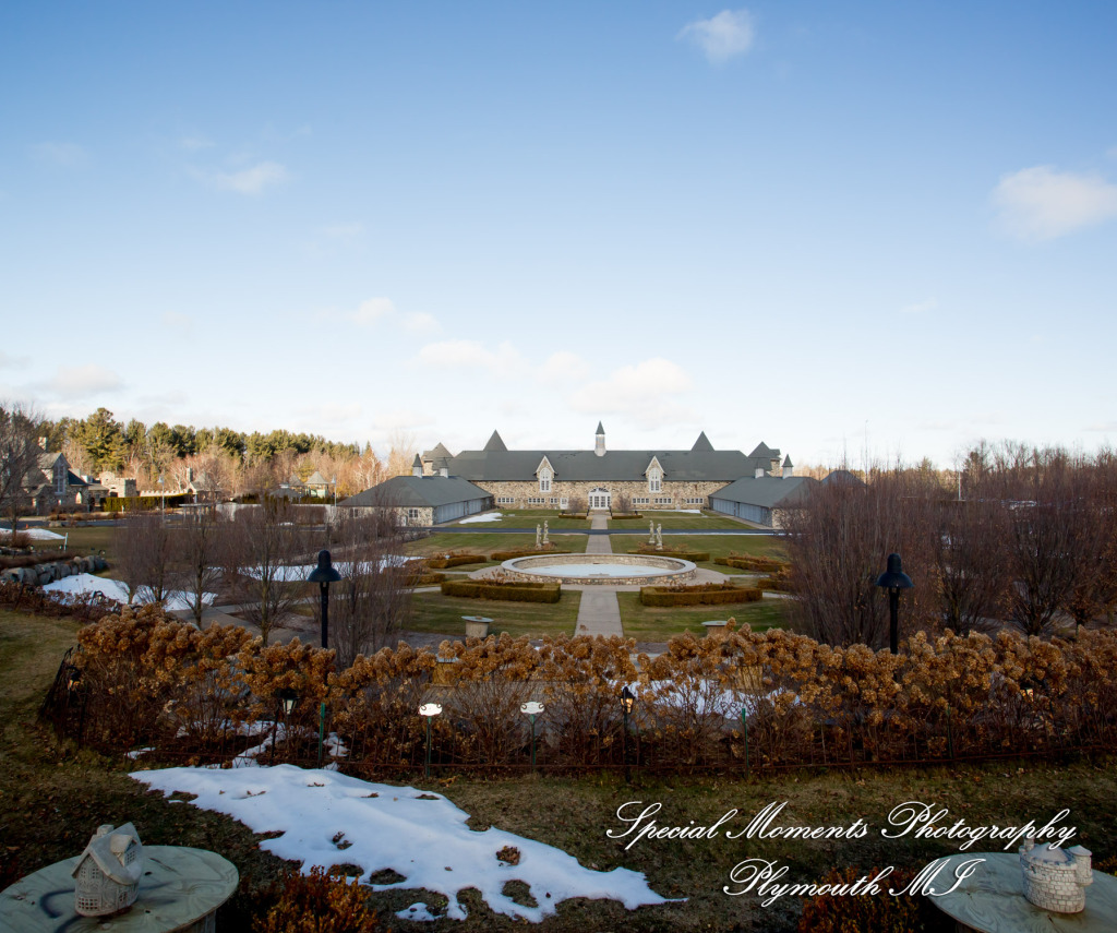 Ashley & Charles at Castle Farms Charlevoix MI wedding photograph