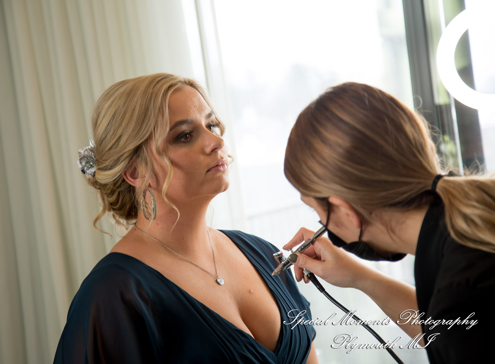 Ashley & Charles at Castle Farms Charlevoix MI wedding photograph