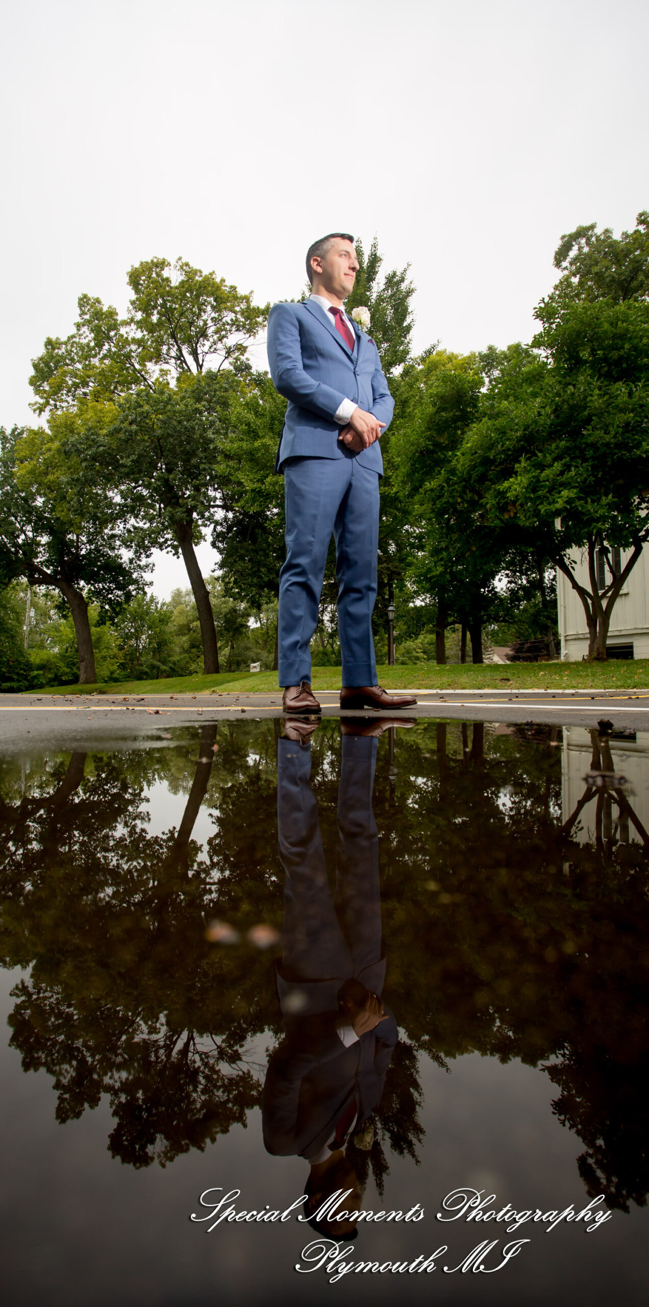 Natasha & Daniel at Orchard Lake Community Church West Bloomfield MI wedding photograph