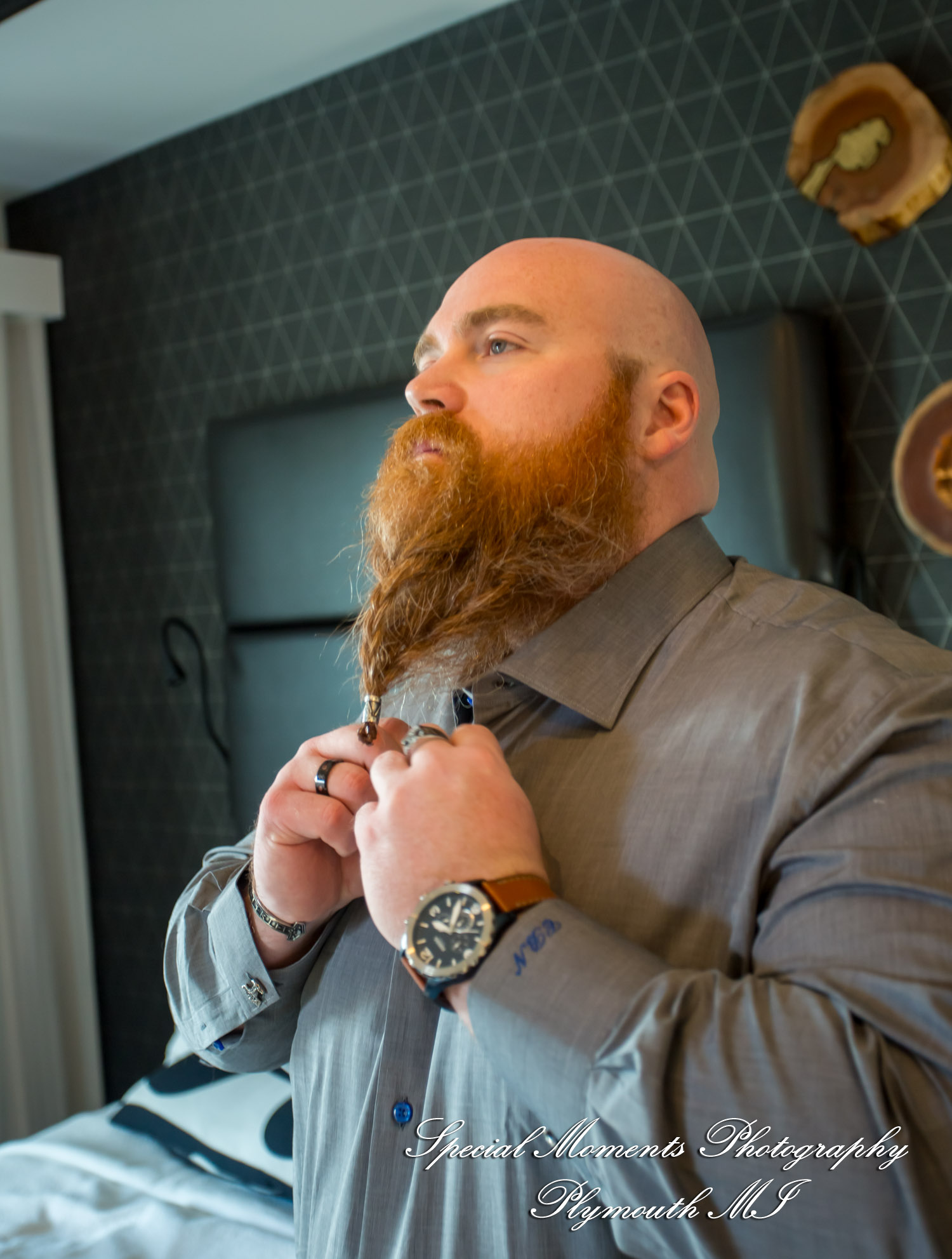 Ashley & Charles at Castle Farms Charlevoix MI wedding photograph