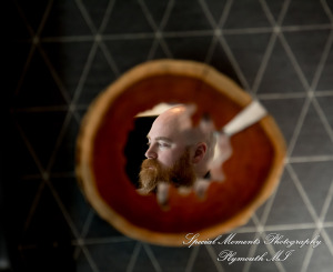 Ashley & Charles at Castle Farms Charlevoix MI wedding photograph