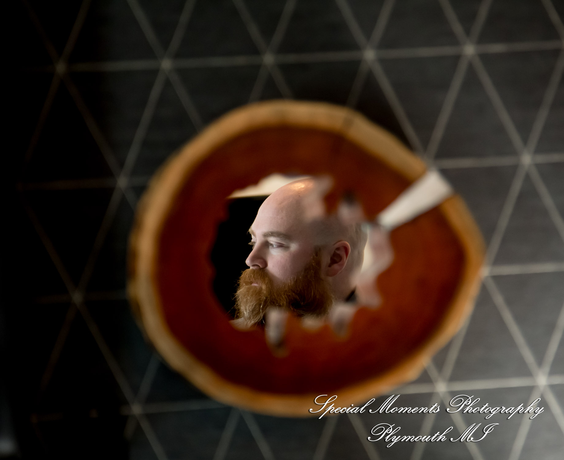 Ashley & Charles at Castle Farms Charlevoix MI wedding photograph