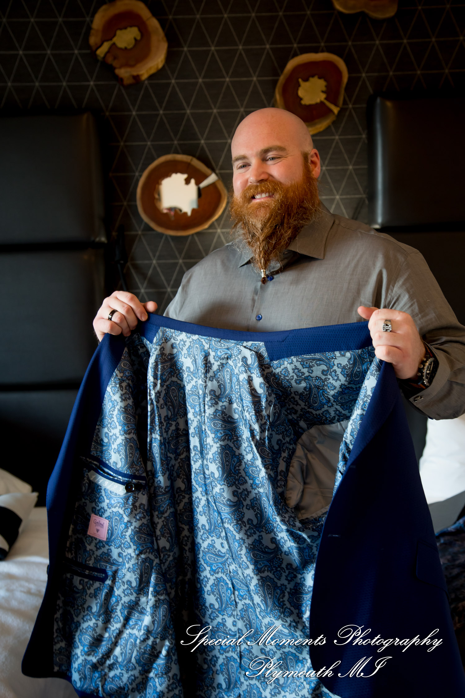 Ashley & Charles at Castle Farms Charlevoix MI wedding photograph