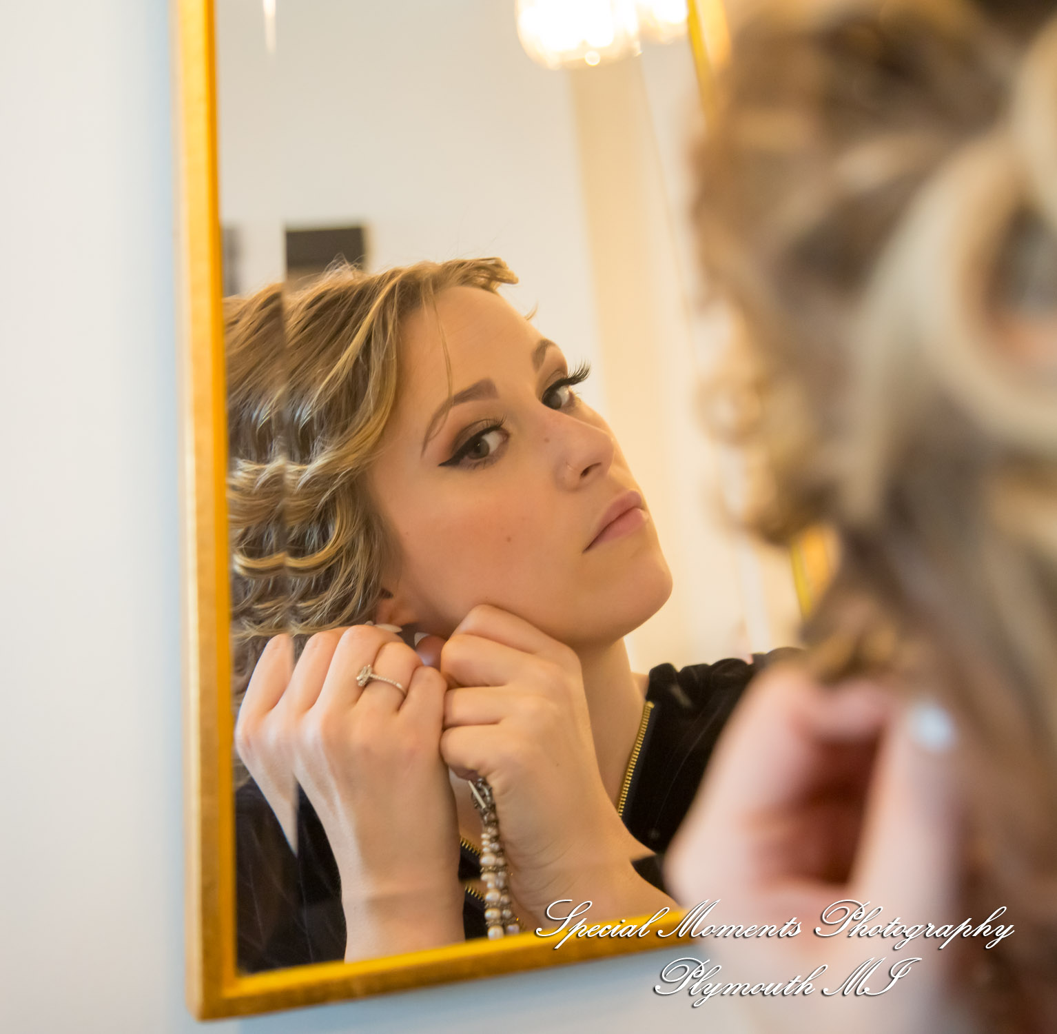 Ashley & Charles at Castle Farms Charlevoix MI wedding photograph