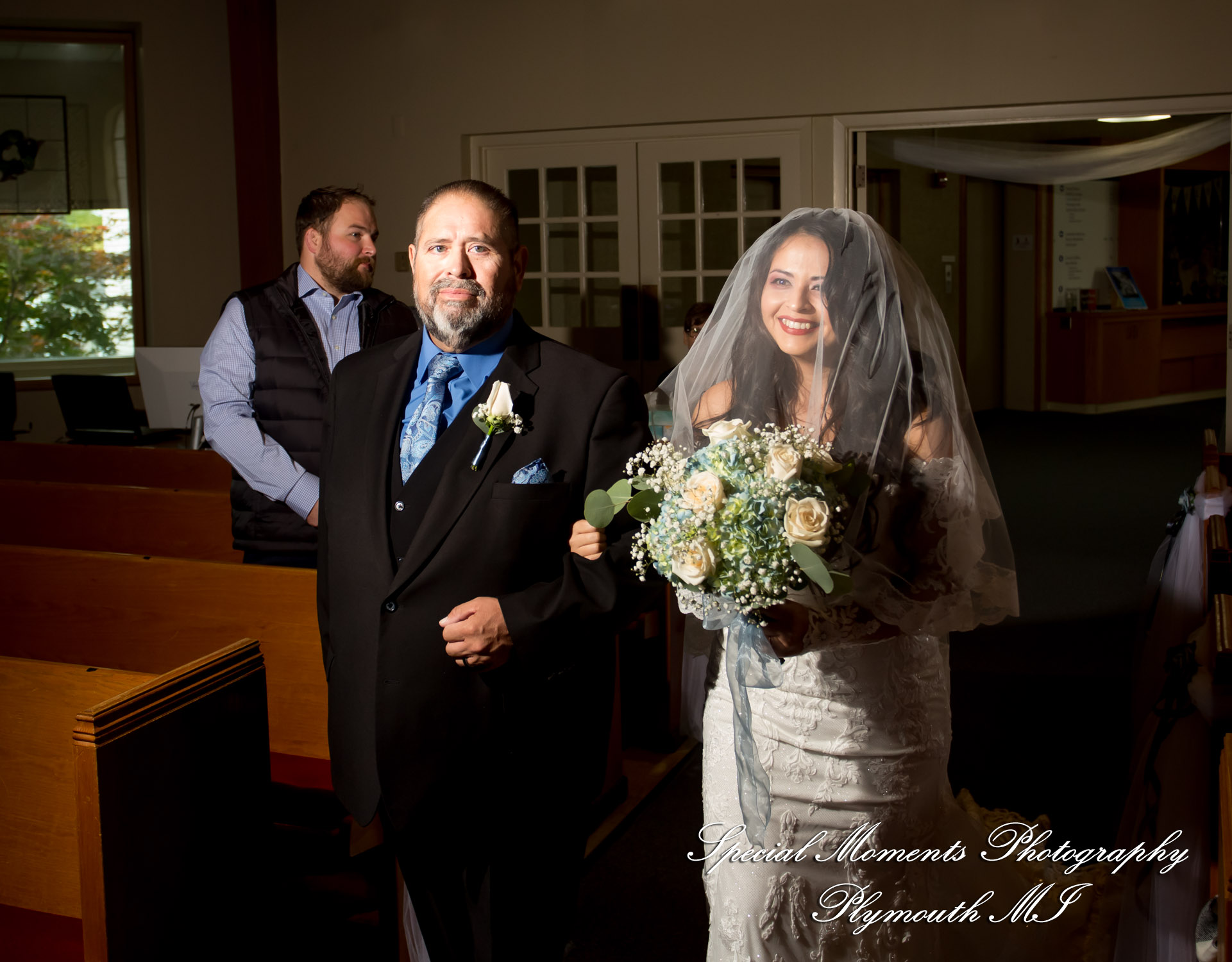 Natasha & Daniel at Orchard Lake Community Church West Bloomfield MI wedding photograph