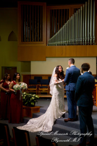 Natasha & Daniel at Orchard Lake Community Church West Bloomfield MI wedding photograph