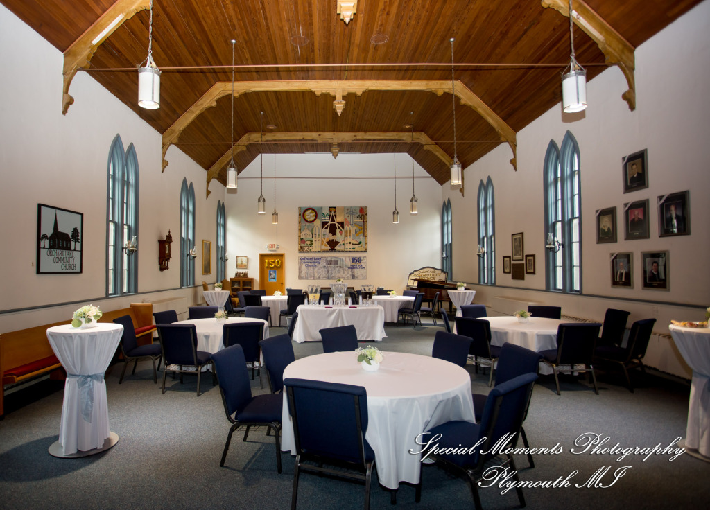 Natasha & Daniel at Orchard Lake Community Church West Bloomfield MI wedding photograph