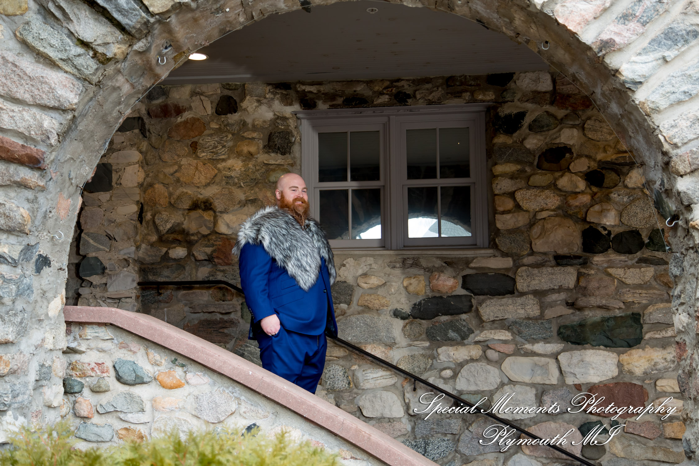 Ashley & Charles at Castle Farms Charlevoix MI wedding photograph
