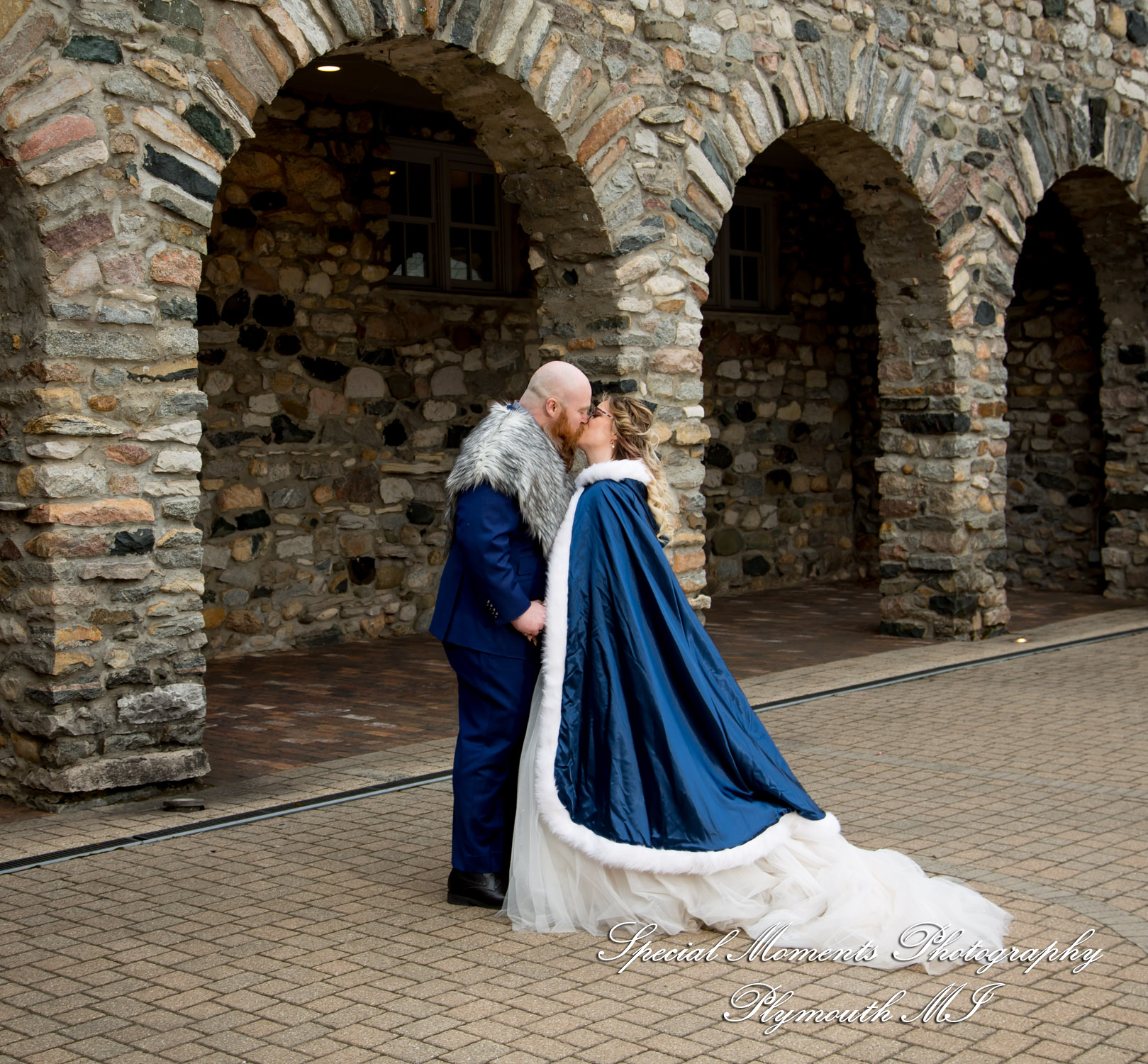 Ashley & Charles at Castle Farms Charlevoix MI wedding photograph