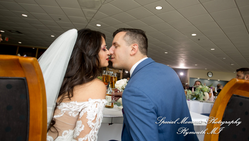 Natasha & Daniel at Orchard Lake Community Church West Bloomfield MI wedding photograph
