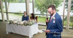 Natasha & Daniel at Orchard Lake Community Church West Bloomfield MI wedding photograph