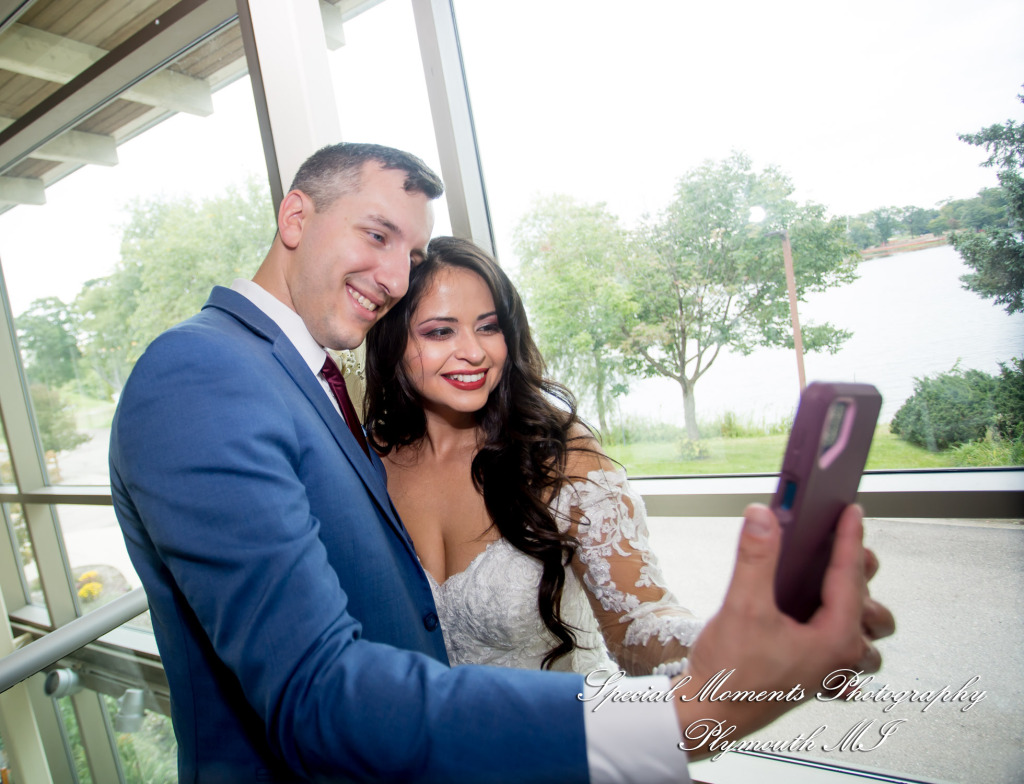 Natasha & Daniel at Orchard Lake Community Church West Bloomfield MI wedding photograph