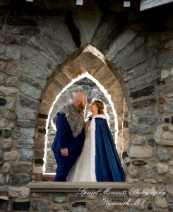Ashley & Charles at Castle Farms Charlevoix MI wedding photograph