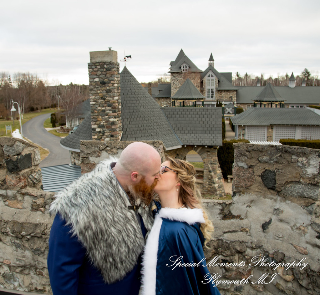 Ashley & Charles at Castle Farms Charlevoix MI wedding photograph