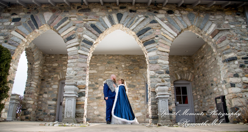 Ashley & Charles at Castle Farms Charlevoix MI wedding photograph