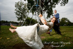 Natasha & Daniel at Sylvan Lake Community Center Sylvan Lake MI wedding photograph