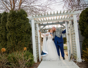 Ashley & Charles at Castle Farms Charlevoix MI wedding photograph