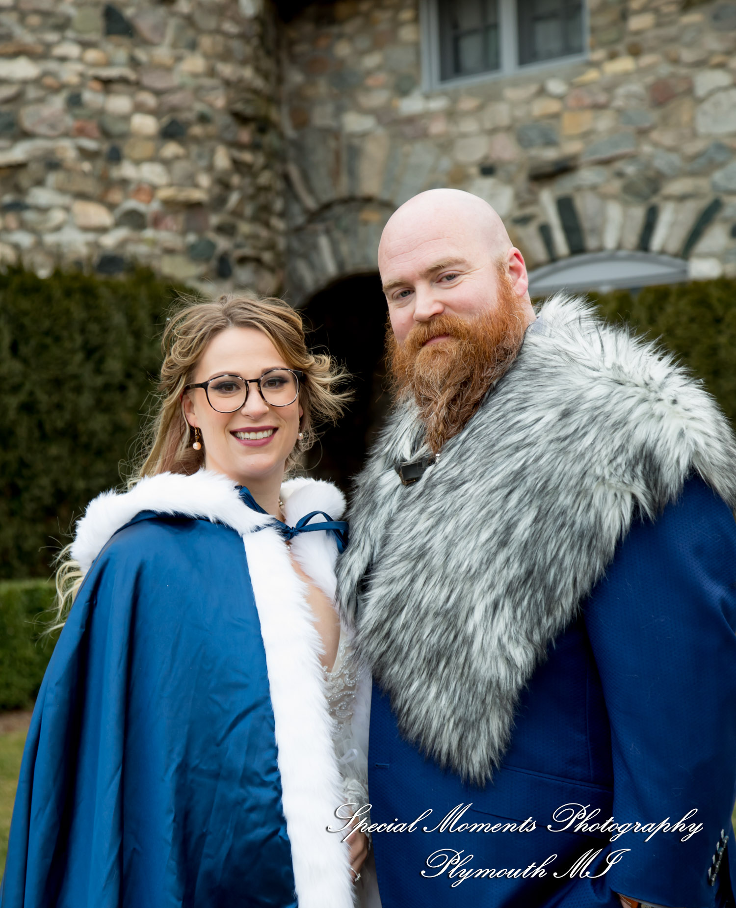 Ashley & Charles at Castle Farms Charlevoix MI wedding photograph
