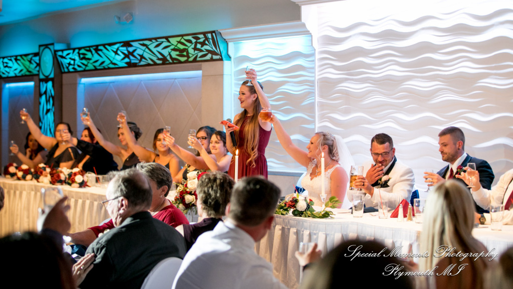 Heather & Cody at Arnaldo's Banquet Center Riverview MI wedding photograph