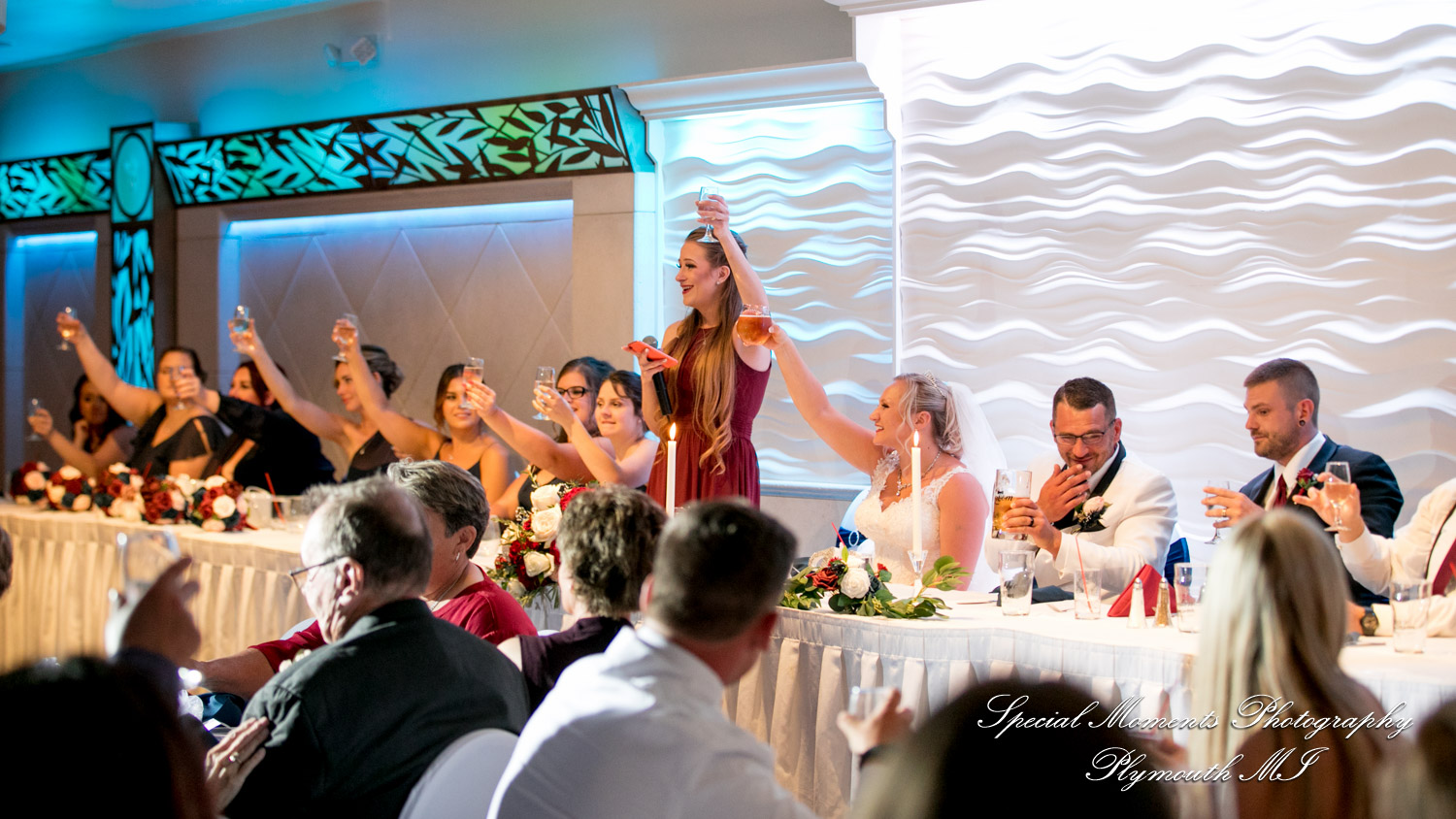 Heather & Cody at Arnaldo's Banquet Center Riverview MI wedding photograph