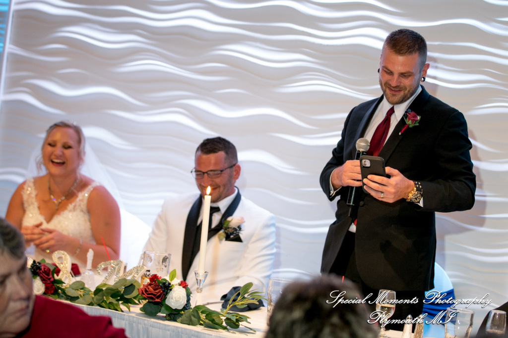 Heather & Cody at Arnaldo's Banquet Center Riverview MI wedding photograph