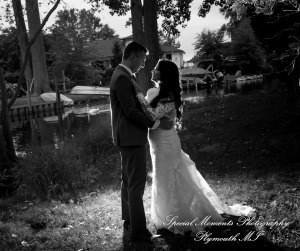Natasha & Daniel at Sylvan Lake Community Center Sylvan Lake MI wedding photograph