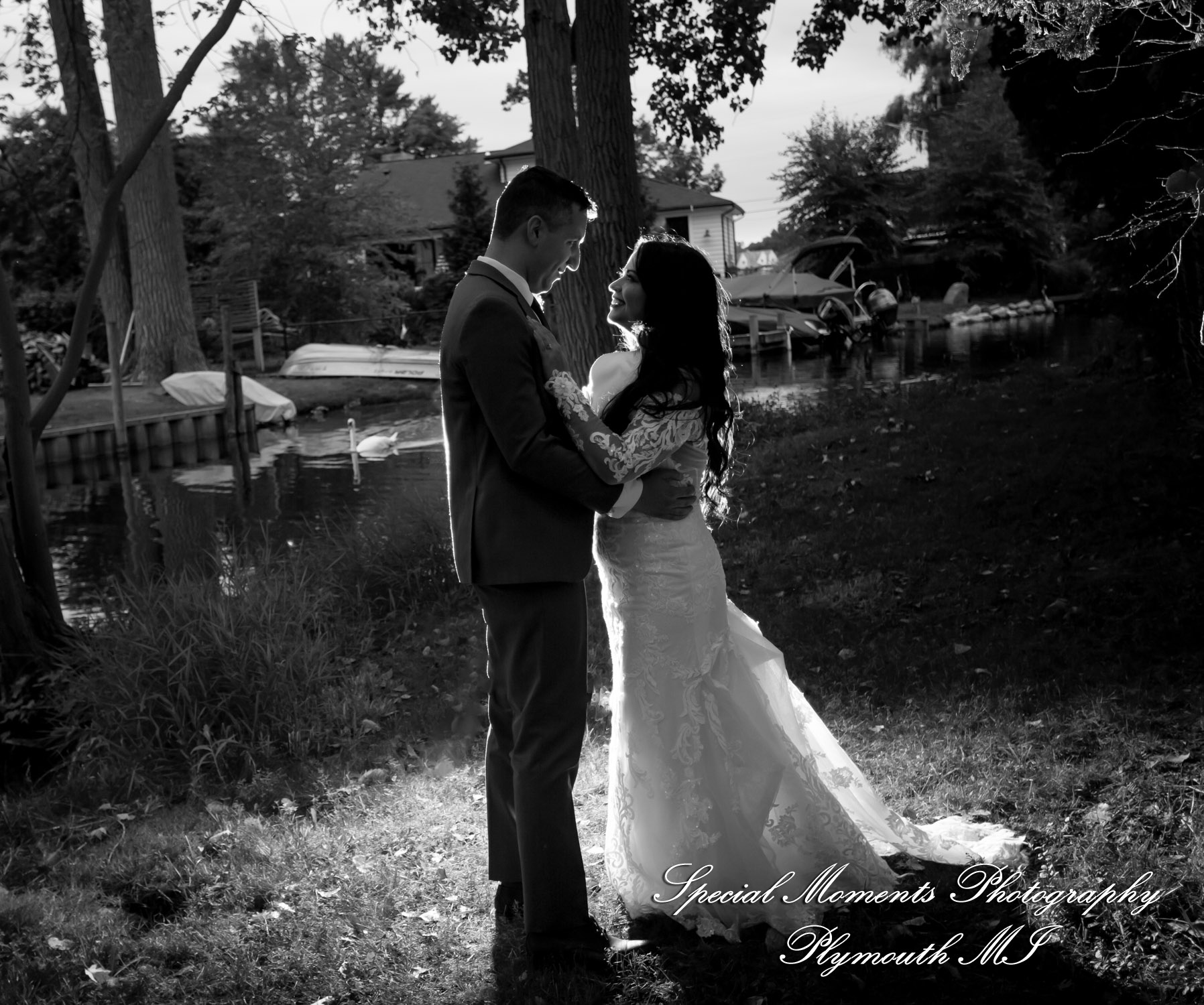 Natasha & Daniel at Sylvan Lake Community Center Sylvan Lake MI wedding photograph