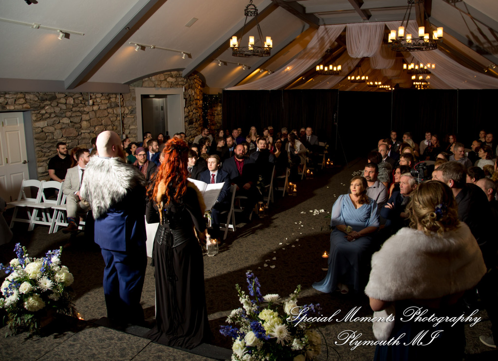 Ashley & Charles at Castle Farms Charlevoix MI wedding photograph