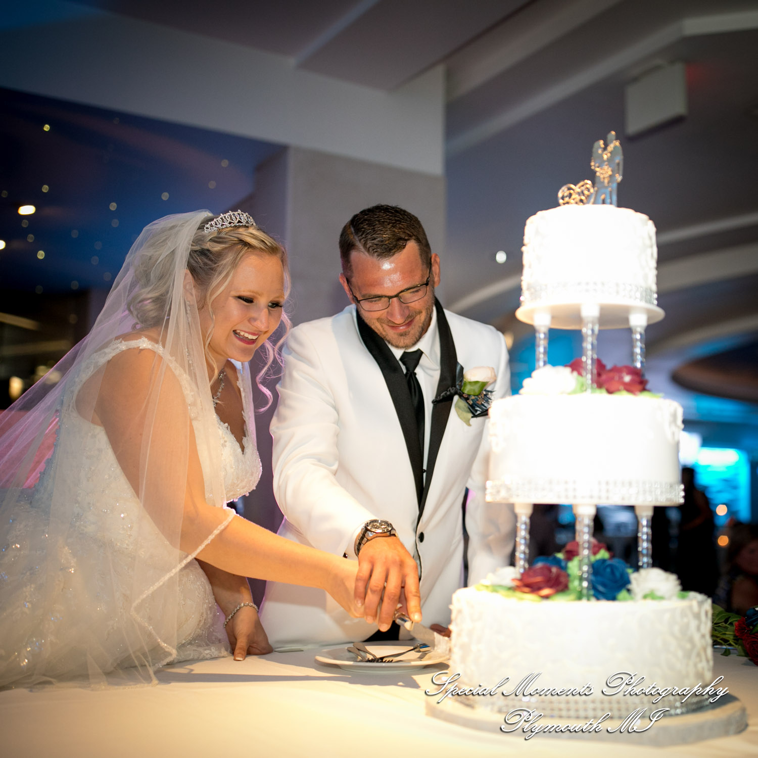 Heather & Cody at Arnaldo's Banquet Center Riverview MI wedding photograph