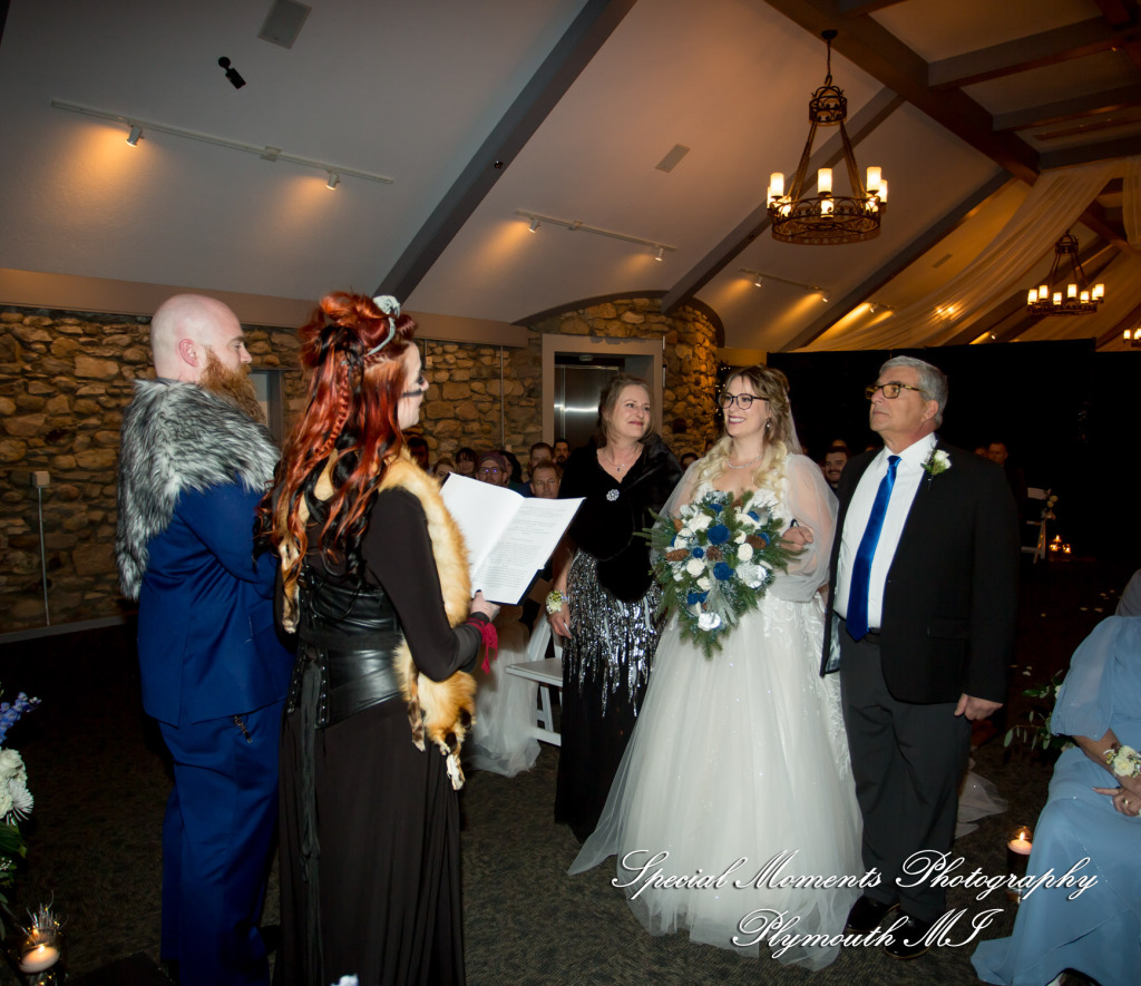 Ashley & Charles at Castle Farms Charlevoix MI wedding photograph