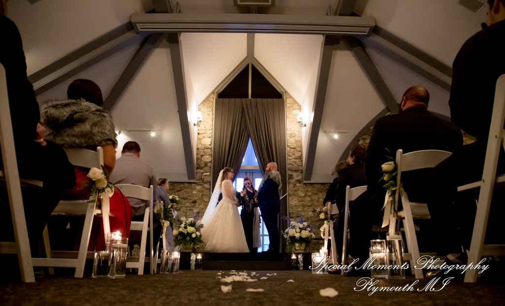 Ashley & Charles at Castle Farms Charlevoix MI wedding photograph