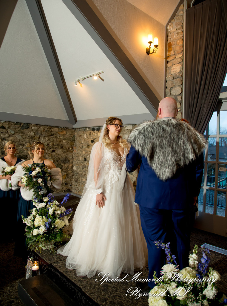 Ashley & Charles at Castle Farms Charlevoix MI wedding photograph