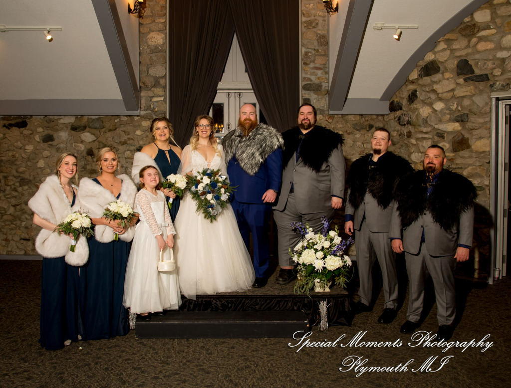 Ashley & Charles at Castle Farms Charlevoix MI wedding photograph