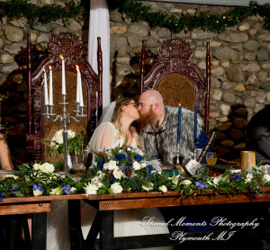 Ashley & Charles at Castle Farms Charlevoix MI wedding photograph