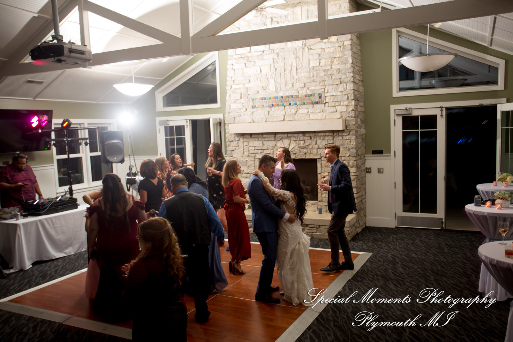 Natasha & Daniel at Sylvan Lake Community Center Sylvan Lake MI wedding photograph
