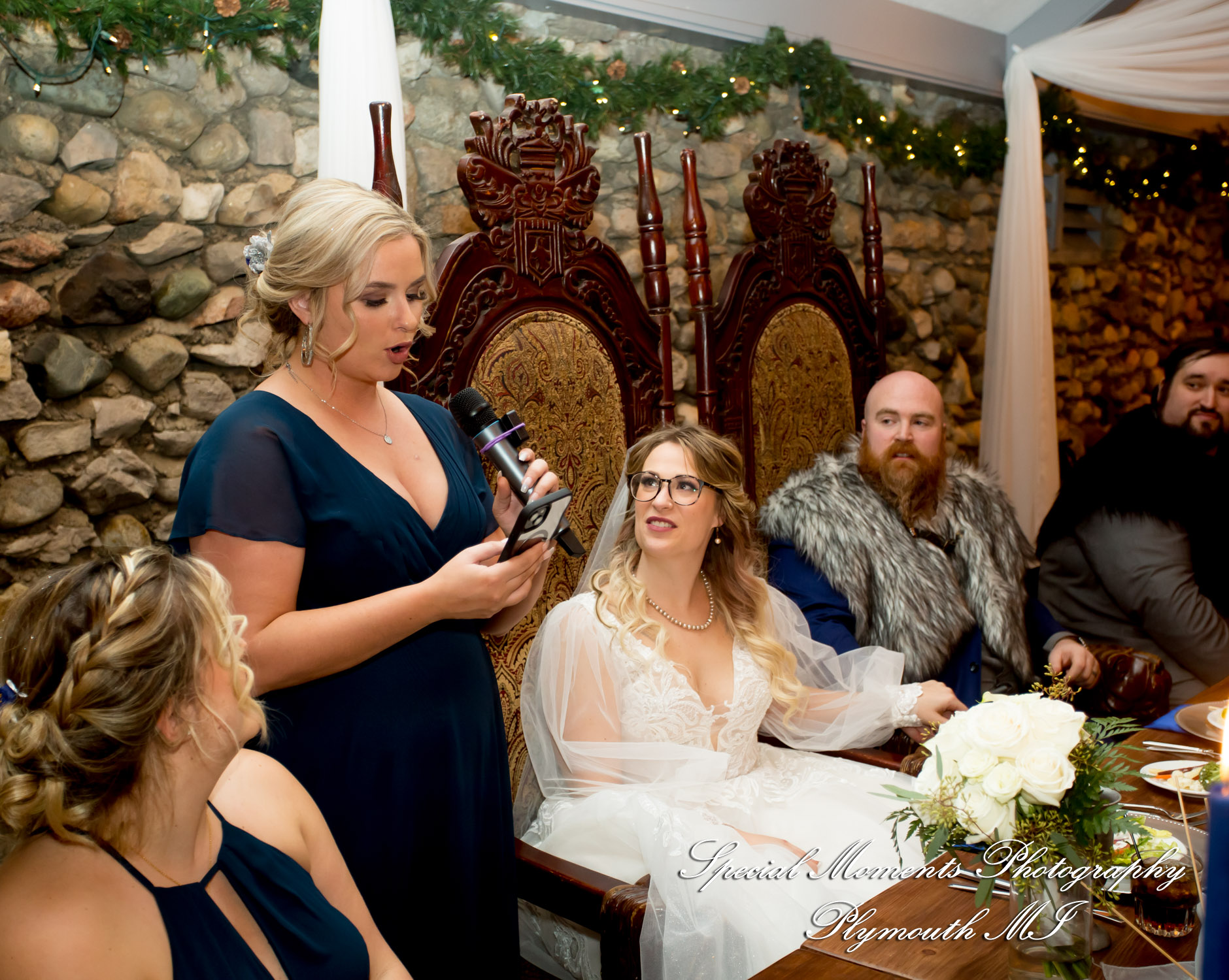 Ashley & Charles at Castle Farms Charlevoix MI wedding photograph