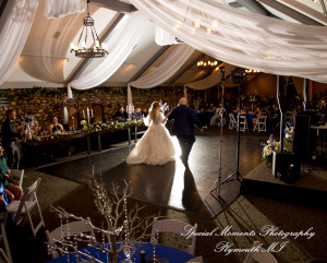 Ashley & Charles at Castle Farms Charlevoix MI wedding photograph