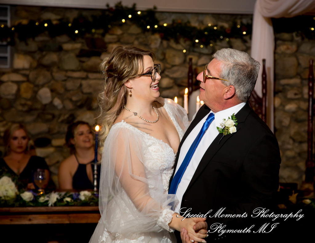 Ashley & Charles at Castle Farms Charlevoix MI wedding photograph