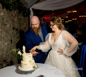 Ashley & Charles at Castle Farms Charlevoix MI wedding photograph