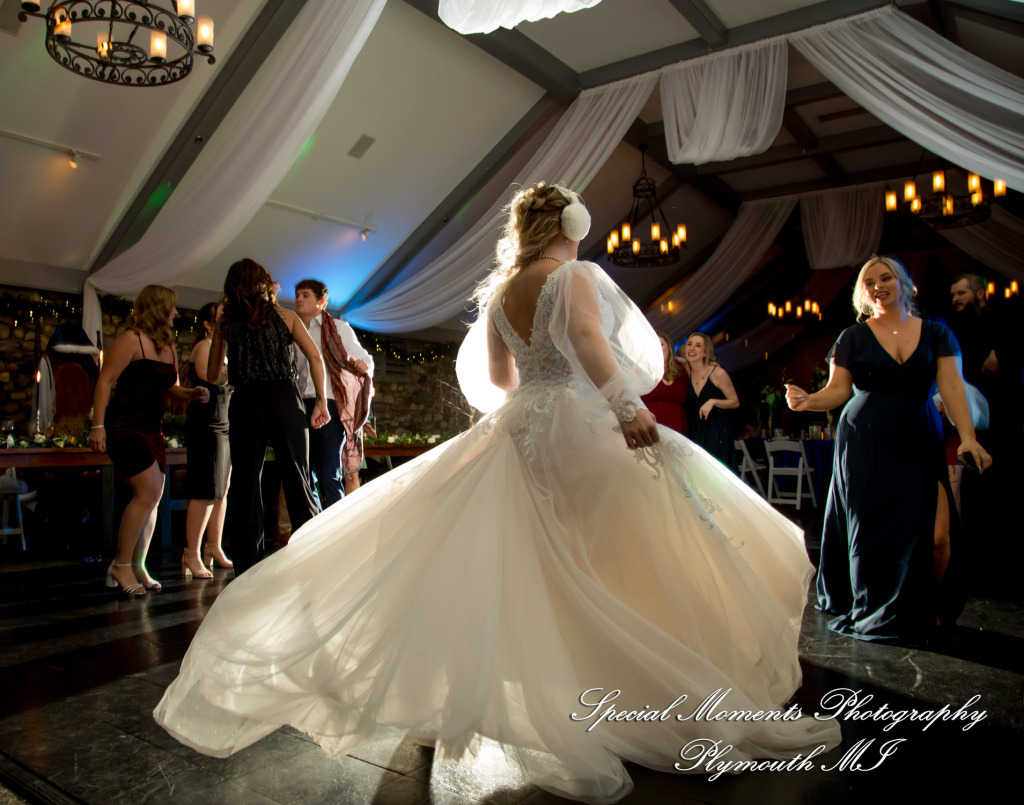Ashley & Charles at Castle Farms Charlevoix MI wedding photograph