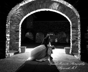 Ashley & Charles at Castle Farms Charlevoix MI wedding photograph