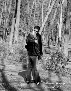 Kam & Jim at Robert H Long Park Commerce Twp MI engagement photograph