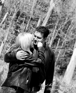 Kam & Jim at Robert H Long Park Commerce Twp MI engagement photograph