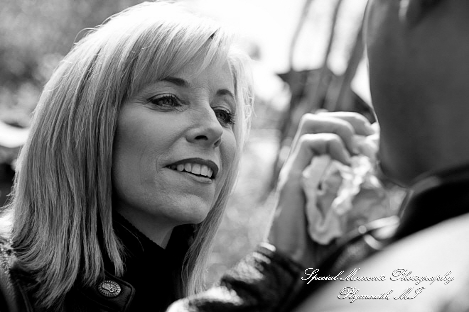Kam & Jim at Robert H Long Park Commerce Twp MI engagement photograph