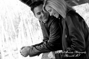 Kam & Jim at Robert H Long Park Commerce Twp MI engagement photograph