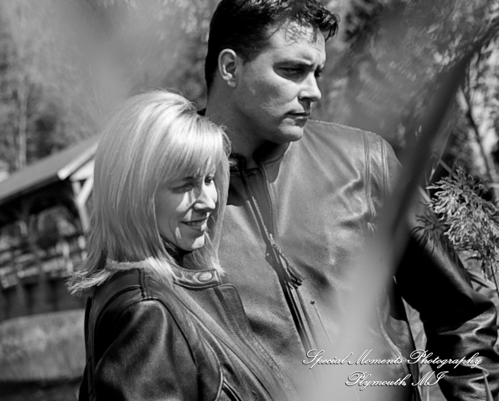 Kam & Jim at Robert H Long Park Commerce Twp MI engagement photograph