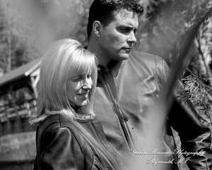 Kam & Jim at Robert H Long Park Commerce Twp MI engagement photograph