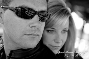 Kam & Jim at Robert H Long Park Commerce Twp MI engagement photograph