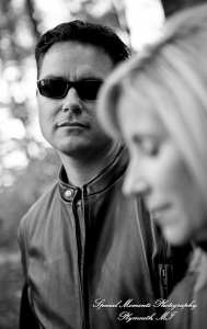 Kam & Jim at Robert H Long Park Commerce Twp MI engagement photograph