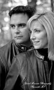 Kam & Jim at Robert H Long Park Commerce Twp MI engagement photograph